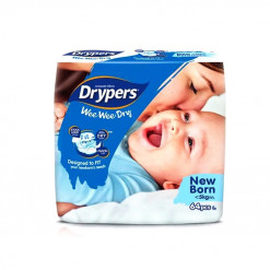 DRYPERS  WEE WEE DRY NB 64S