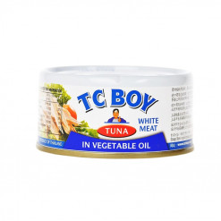 TC BOY TUNA IN VEGETABLE OIL 180GM