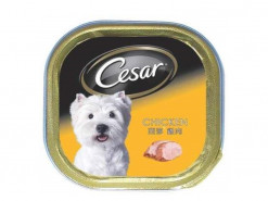CESAR DOG FOOD CHICKEN 100GM TRAY