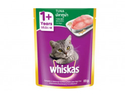 WHISKAS TUNA POUCH 85GM