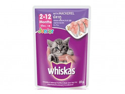 WHISKAS KITTEN MACKEREL 85GM