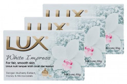 LUX SOAP WHITE IMPRESSION 80GMX3