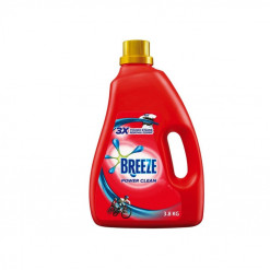 BREEZE LIQUID DETERGENT POWER CLEAN 3.8KG