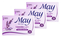 MAY SOAP LAVENDER CALM 85GMX3