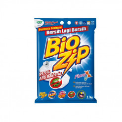 BIO ZIP DETERGENT POWDER FLORA 2.3KG