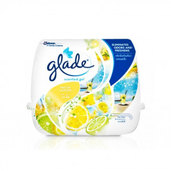 GLADE SCENTED GEL LEMON 180GMX2