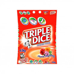 TRIPLE DICE DETERGENT POWDER FLORAL 4.5KG