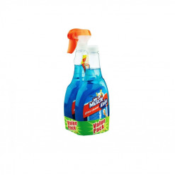 MR MUSCLE GLASS CLEANER SUPER ACTIVE 500MLX2