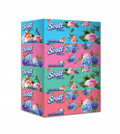SCOTT FACIAL TISSUE 150SX4 (FLORAL)