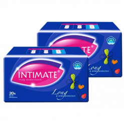 INTIMATE PANTYLINER LONG & WIDER 20SX2