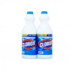 CLOROX BLEACH REGULAR 1 LITRE X 2