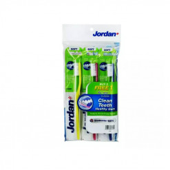 JORDAN T-BRUSH CLASSIC TOOTHBRUSH SOFT 2+2