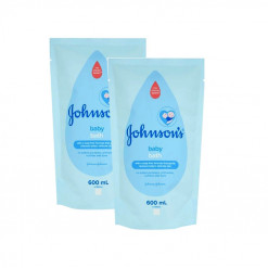 JOHNSON'S BABY BATH REFILL REGULAR 600MLX2