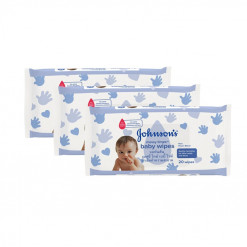 JOHNSON'S BABY MESSY WIPES 20SX3