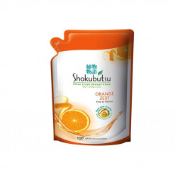 SHOKUBUTSU SHOWER FOAM REFILL ORANGE 550GM