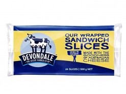 DEVONDALE SLICED CHEESE 24S-500 GM