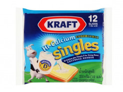 KRAFT SINGLE CHEESE 250 GM 12S