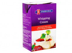 EMBORG FRENCH UHT WHIPPING CREAM 1  LITRE