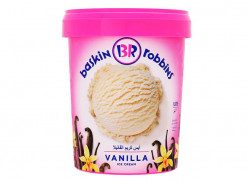 BASKIN ROBBINS ICE CREAM VANILLA 1L