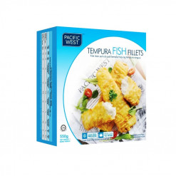 PACIFIC WEST  TEMPURA FISH FILLETS 550GM