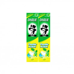 DARLIE DOUBLE ACTION TOOTHPASTE 225GMX2WITH FREE GIFT