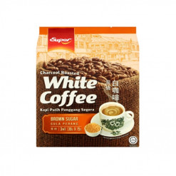 SUPER CHARCOAL WHITE COFFEE BROWN SUGAR 36GM X 15S