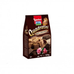 LOACKER QUADRATINI DARK CHOC 250 GM