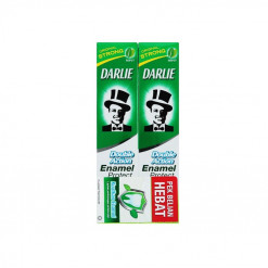 DARLIE DOUBLE ACTION ENAMEL PROTECT STRONG MINT TOOTHPASTE 200GMX2 WITH FREE GIFT