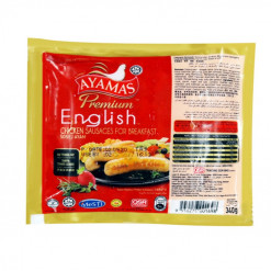 AYAMAS ENGLISH SAUSAGE 340GM