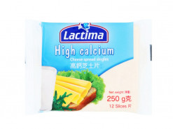 LACTIMA CHEESE HIGH CALCIUM SLICES 250GM/12