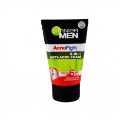 GARNIER MEN ACNO FIGHT 6IN1 ANTI ACNE FACIAL FOAM 150ML