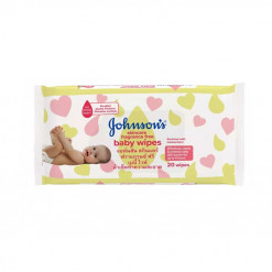 JOHNSON'S BABY SKINCARE FRAGRANCE FREE WIPES 20S