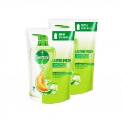 DETTOL BODY WASH LASTING FRESH 900ML X 2S