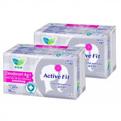 LAURIER PANTYLINER DEODORANT AG+ 36SX2