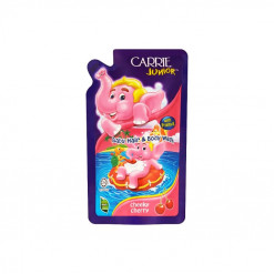 CARRIE JUNIOR BABY HAIR & BODYWASH REFILL CHEEKY CHERRY 500GM
