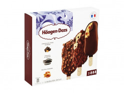 HAAGEN DAZS STICKBAR MULTIPACK CHOC CHOC 80ML X 3S