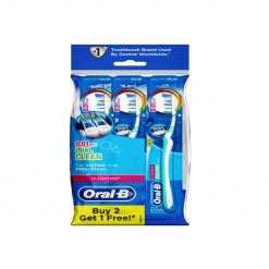 ORAL B ULTRATHIN DUAL CLEAN TOOTHBRUSH 3S