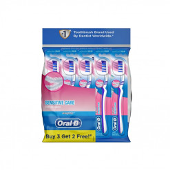 ORAL B COMPLETE SENSITIVE CARE TOOTHBRUSH 5S