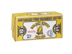 GOLDEN CHURN BUTTER UNSALTED 227GM