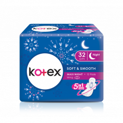 KOTEX SS MAXI NIGHT WING-32CM-12S