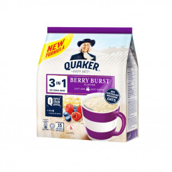 QUAKER 3 IN 1 CEREAL BERRY BURT 30GM X 15S