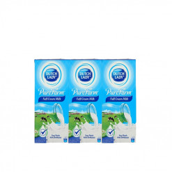 DUTCH LADY MILK UH PF FULL CREAM 1LIT X 3S-ECO PACK