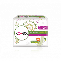 KOTEX NC MAXI NIGHT WG 32CM-ANTI BAC-12S