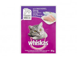 WHISKAS ADULT 7 + MACKEREL POUCH 85G