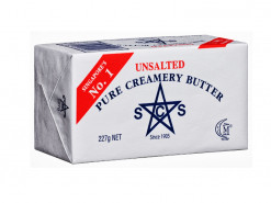 SCS BUTTER-UNSALTED 227 GM