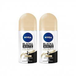 NIVEA(F)BLACK&WHITE SILKY SMOOTH RO 50MLX2