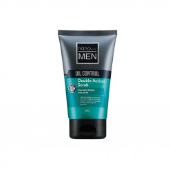NANOWHITE MEN OIL CONTROL DOUBLE ACTION SCRUB 100ML