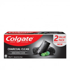 COL T.PASTE NATURALS CHARCOAL 120GMX2S (TP)