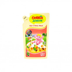 CARRIE JUNIOR HAIR & BODYWASH REFILL APRICOT YOGHURT 475GM