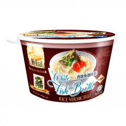 MYKUALI WHITE FISH BROTH RICE VERMICELLI 90GM